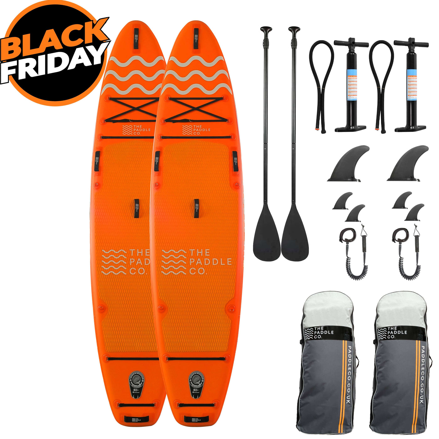 2 x Fusion 11ft Paddle Co. ISUP